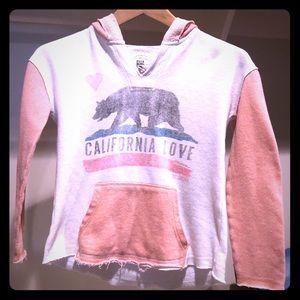 Girls CA Love Billabong Hoodie Sweatshirt